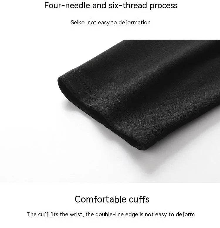 Men's Thermal Underwear Fleece-lined Double-sided Brushed Long John set