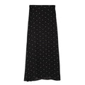 Polka dot High waist Chiffon Flowy Midi skirt women
