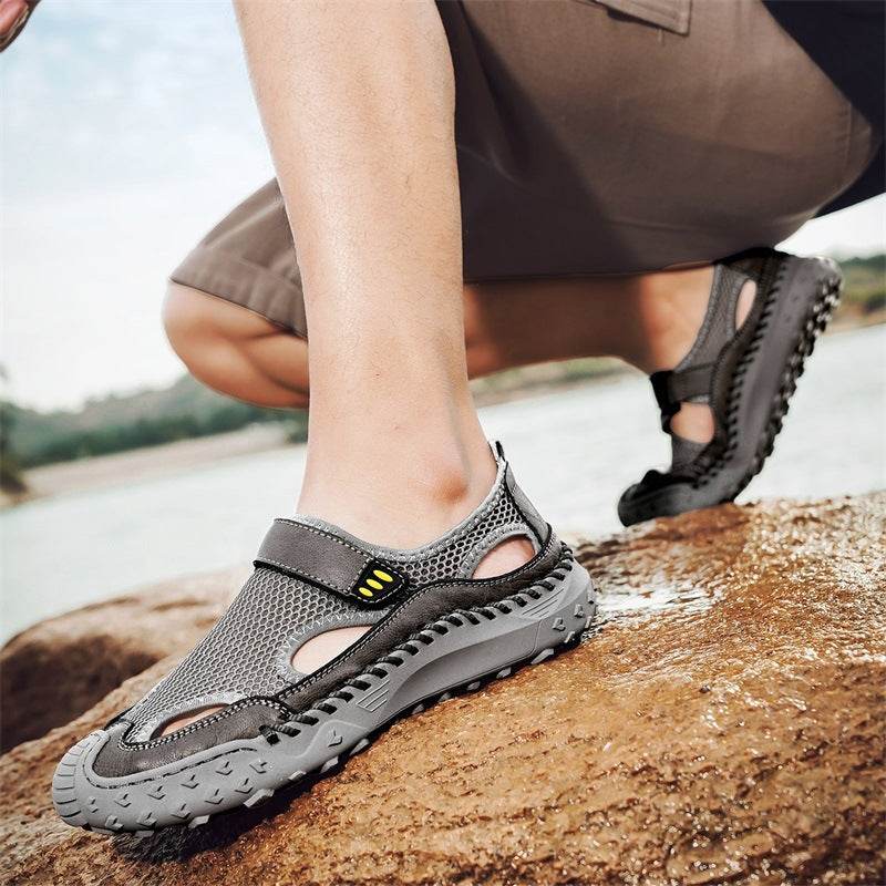 Men's Breathable Mesh Sandals – Outdoor Casual Summer Shoes