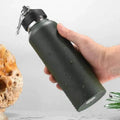 Double vacuum stainless steel vacuum flask