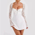 Short  Mini Dress Low Back Mini Dress for Cocktail Evening Party Events.