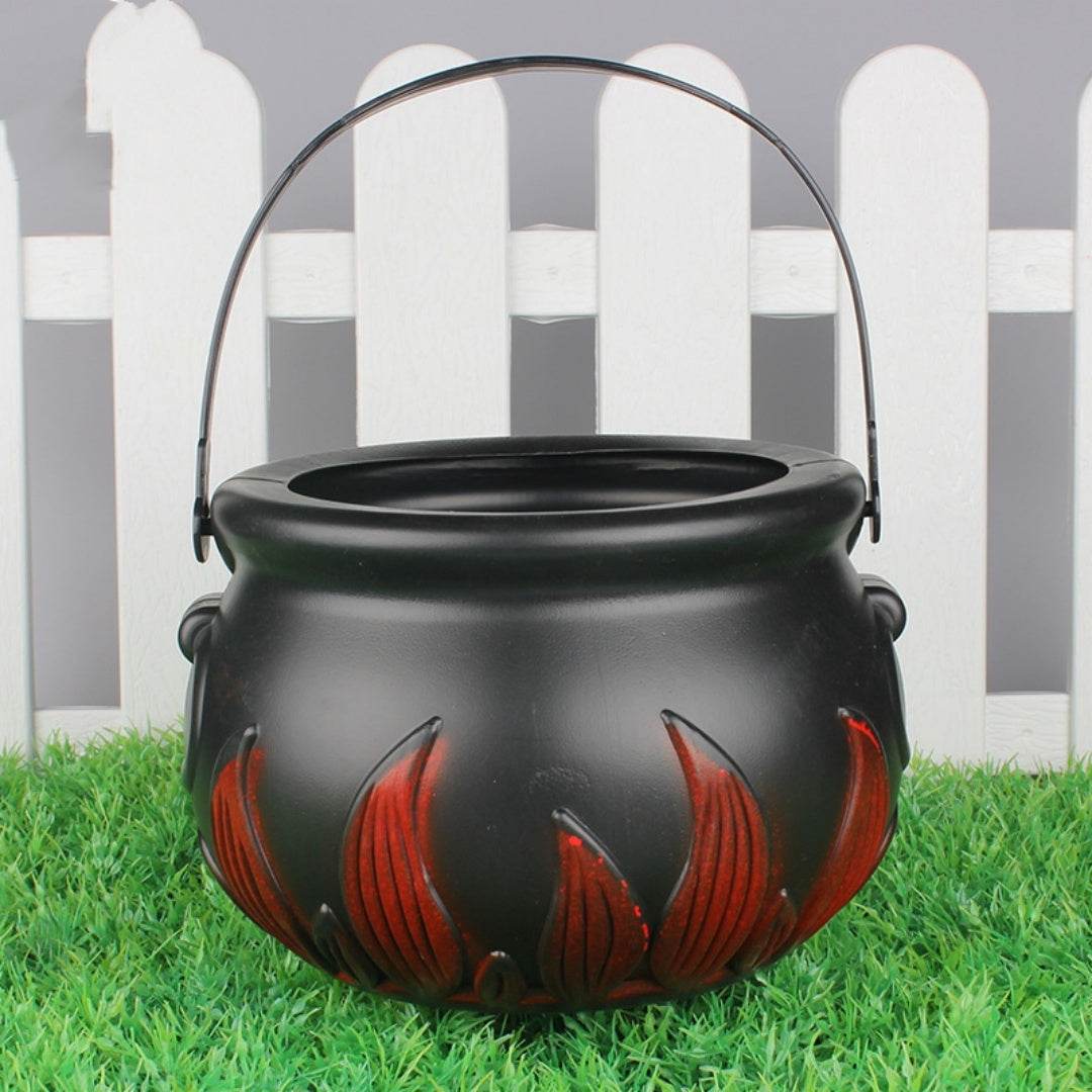 Creative Halloween Black Witch Flame Barrel Ornament