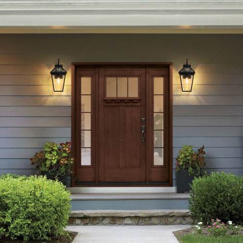 Modern Outdoor Waterproof Wall Lights fixture Support Many Types Of Bulb-2 Packs