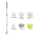 Electric Scrubber Cleaning Wall Long Hadle Elbow Telescopic Multifunction Cleaning Brush