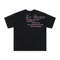 English Letter Short Sleeve Cotton