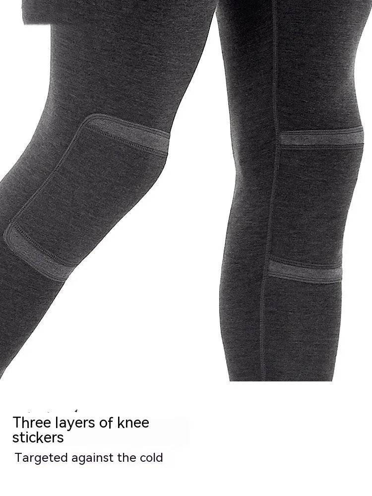 Men's Warm Pants Graphene Thick Long John Loungewear