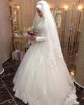 Women's Lace Fashion Personality Muslim Wedding Dress