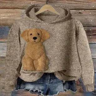 Digital Printing Dog Pattern Sweater Men