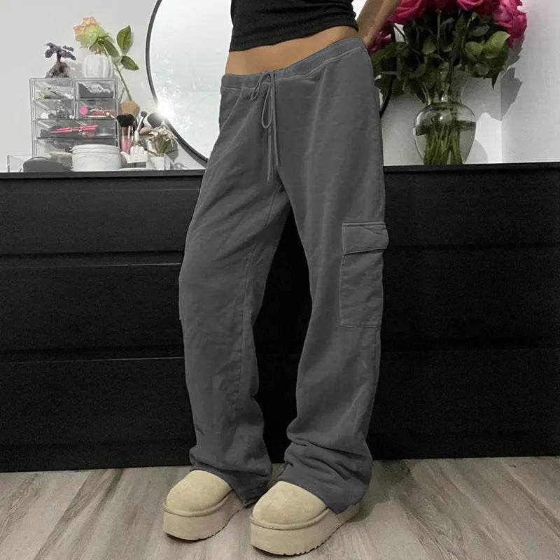 European And American Style Straight Exercise Casual Pants Women