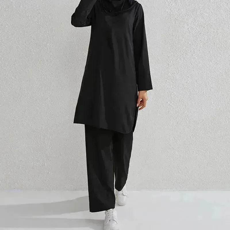 Fashion Large Size Middle East Two-piece Casual Outfit set