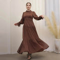 Fashionable and Exquisite Abaya maxi Dress for Exquisite Arab Dubai Turkey Middle Eastern Women.