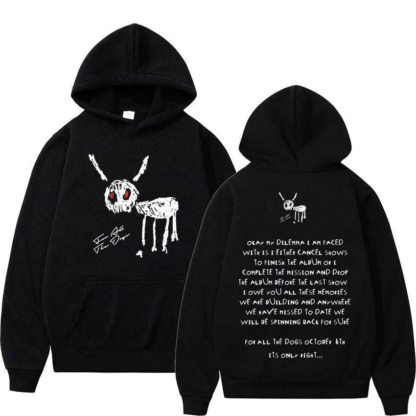 Rapper Drake For All The Dogs Letter Unisex Hoodie Sweatshirt