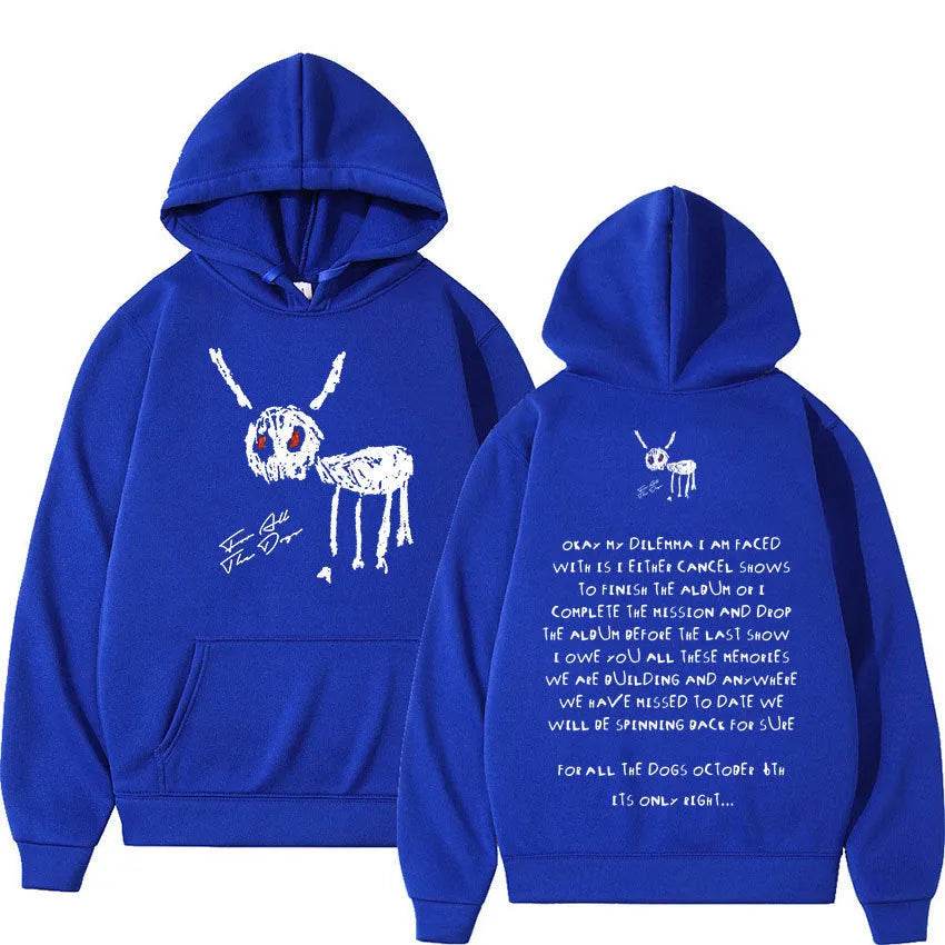 Rapper Drake For All The Dogs Letter Unisex Hoodie Sweatshirt