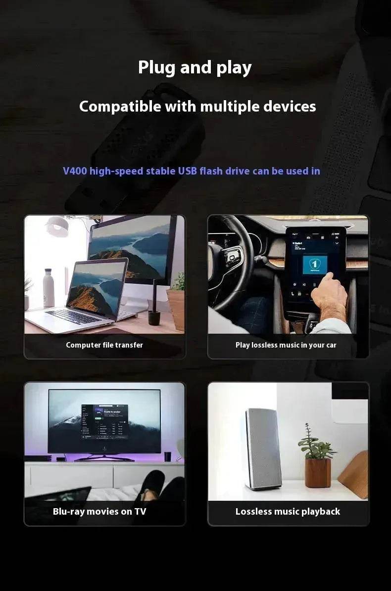 USB Flash Disk Car  Music Storage Record Device