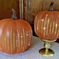 Starry Night Glass Halloween Pumpkin Decoration