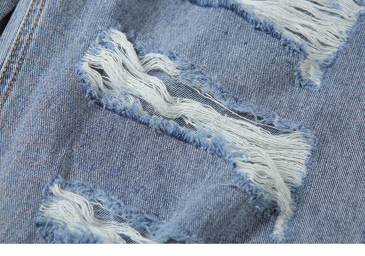Women Street style Ripped Denim Jeans Pant Low rise