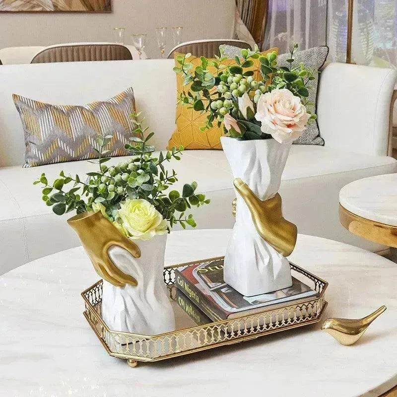 First Sight TV cabinet Office Home Ornaments dried flowers Vase