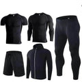 Men's Workout set Five-piece fitness wear