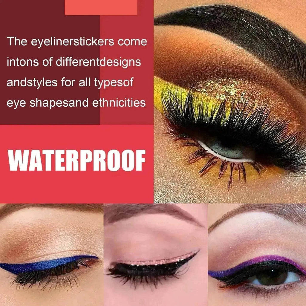 Glittering Eyeliner Sticker False lashes set