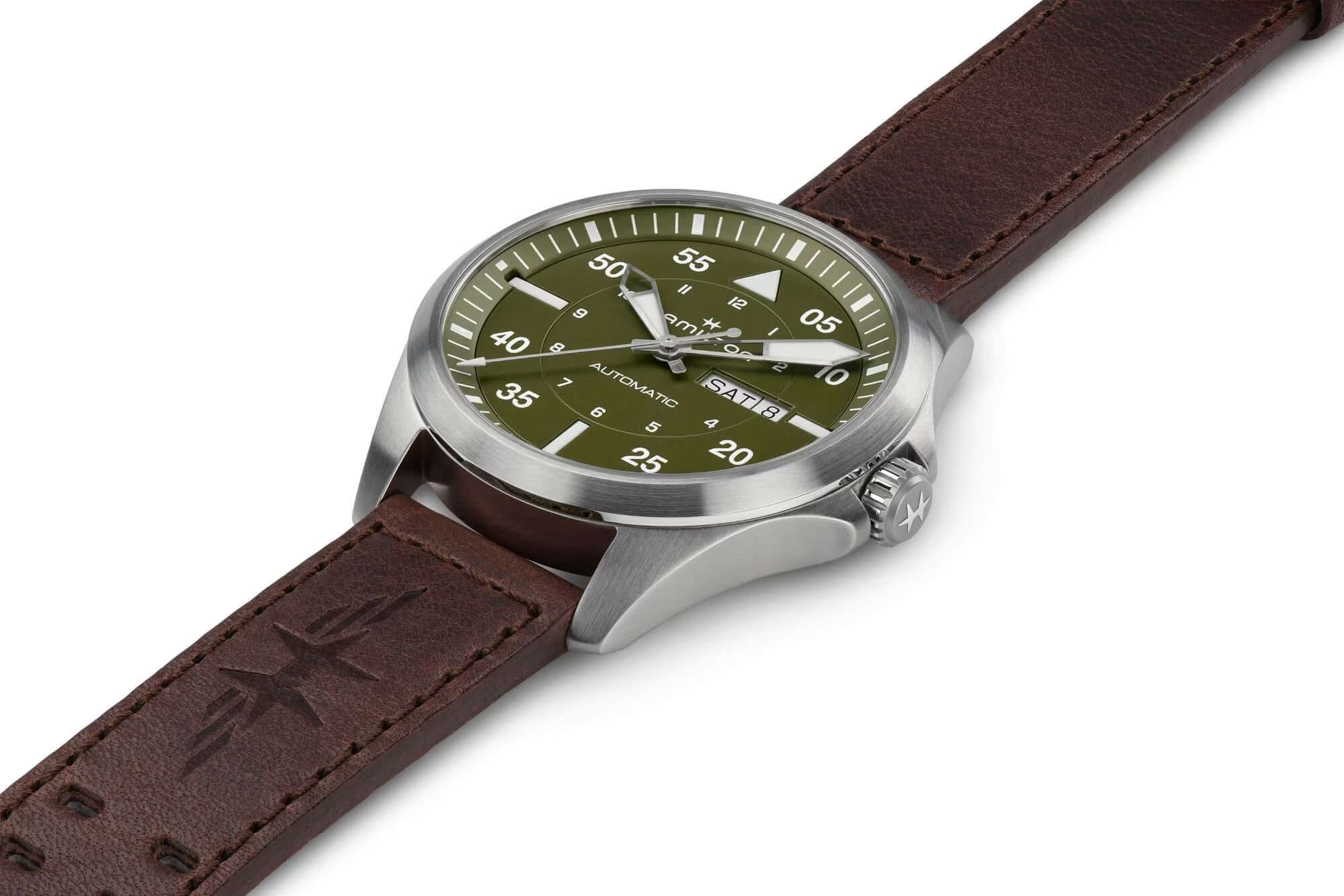 Hamilton Khaki Aviation Pilot Day Date Watch H64635560
