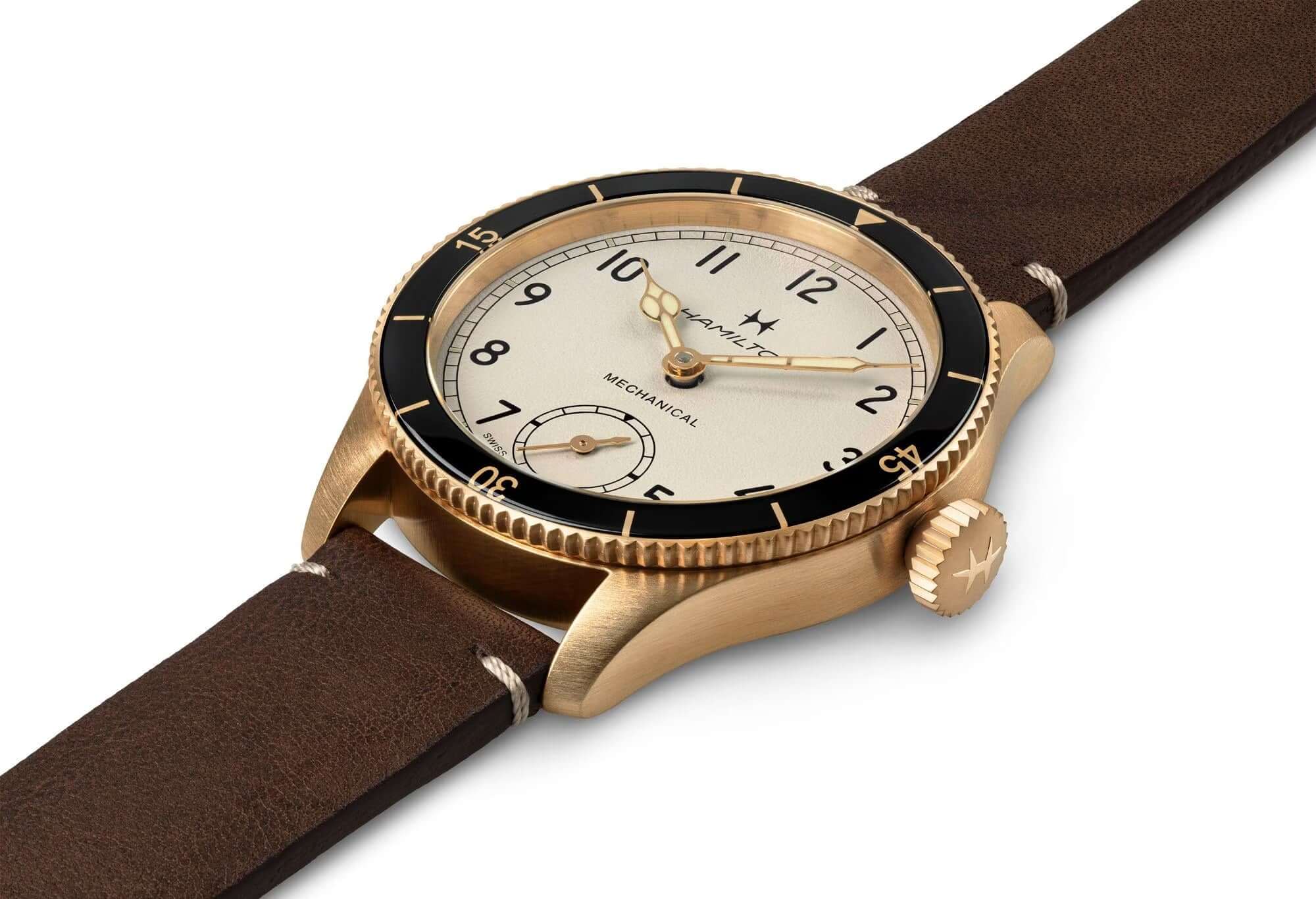 Hamilton Khaki Aviation Pilot Pioneer Mechanical Bronze 43mm Watch H76709510
