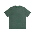 Heavy Dirty Washed Old Loose Double Yarn Cotton Short Sleeve