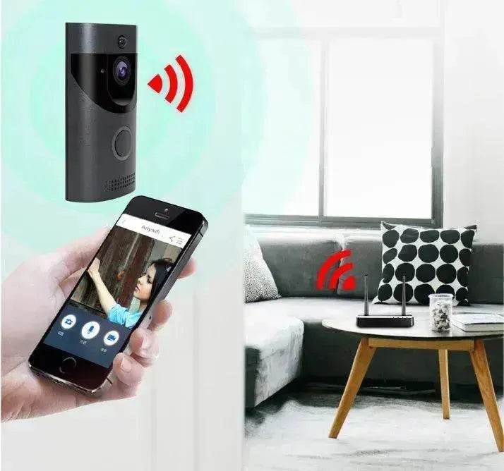 Home alarm smart wifi video doorbell wireless video intercom doorbell mobile phone remote video sea H1 program