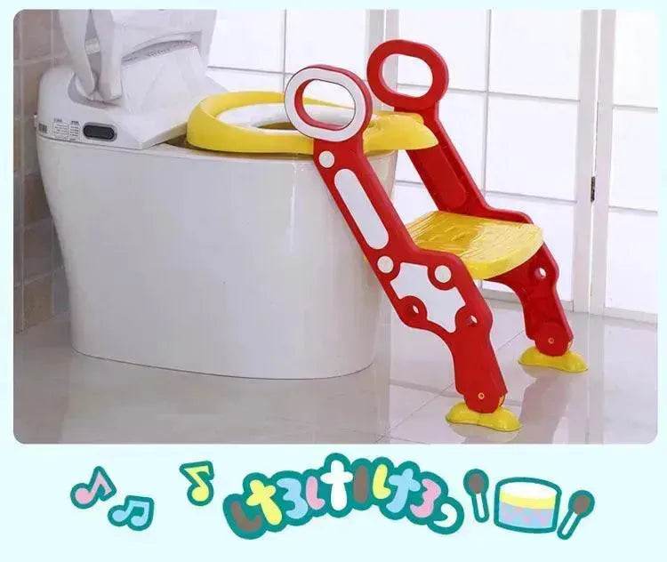 Kids Children's Foldable Stepped Toilet Ladder