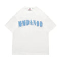 Letter Embroidered Cotton Casual Short Sleeve