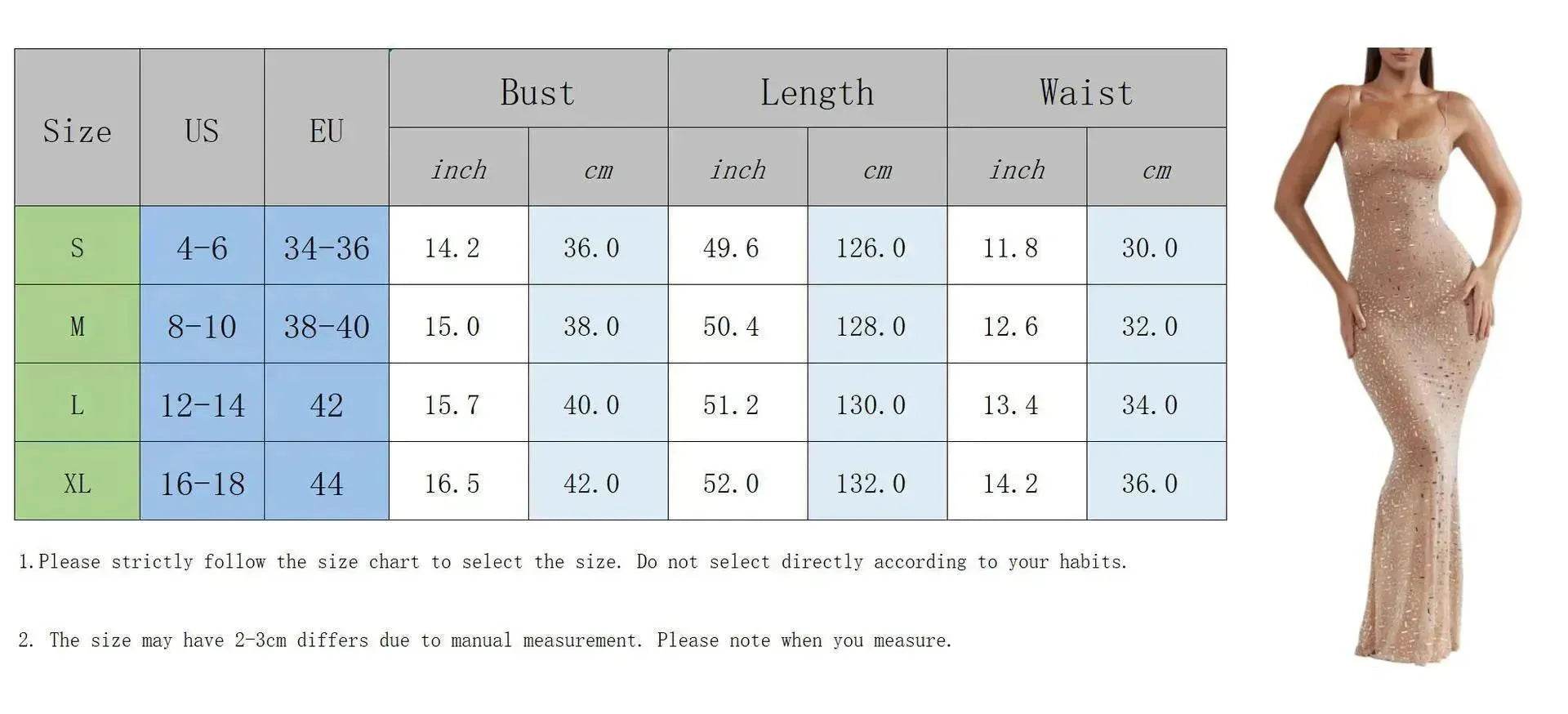 Light Diamond Charming Suspender Mermaid Dress Gown