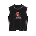 Lollipop Printed Waistcoat Half Sleeve