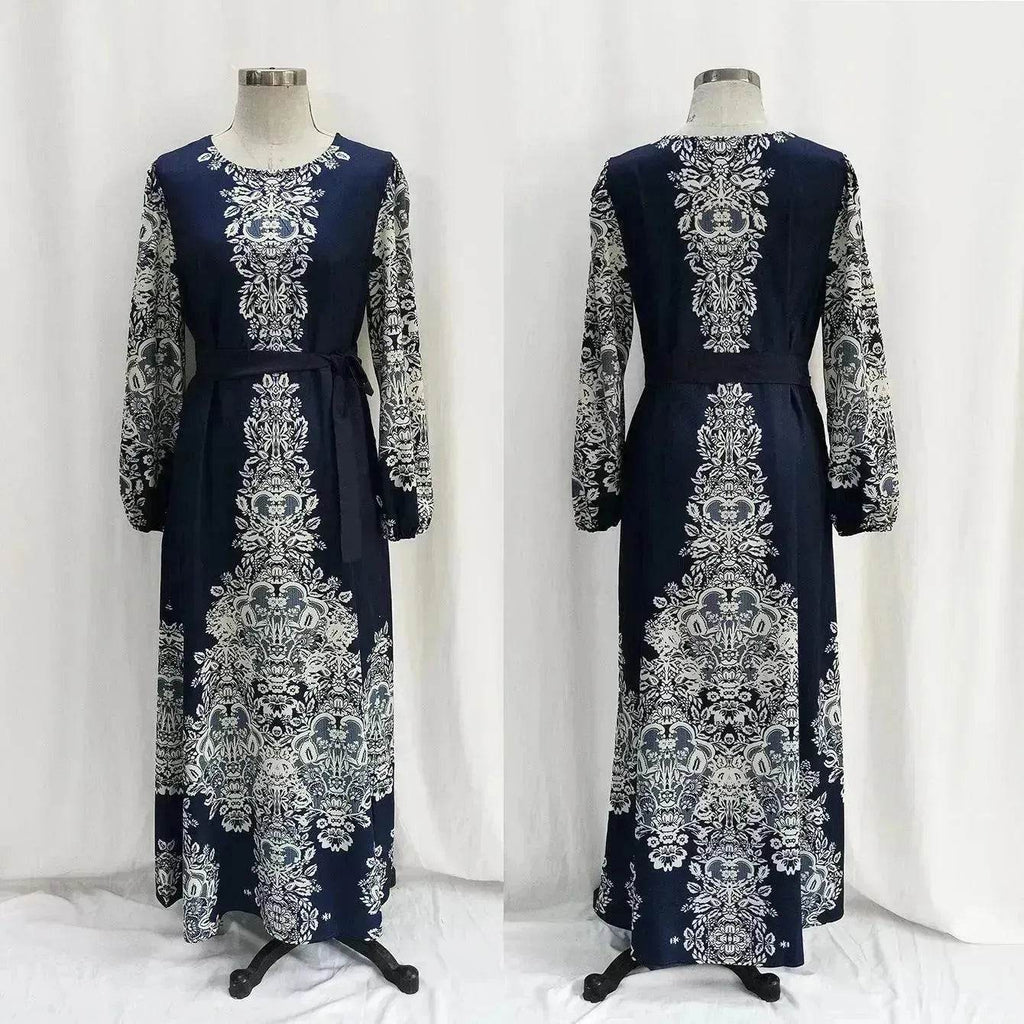 Middle East Arab Arab  Printed Dress