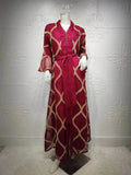 Middle East Arab  Temperament Gauze Dress
