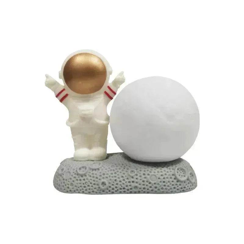Modern Creative Astronaut Small Night Lamp Decoration Net Red Room Bedside Desktop Layout Small Desk Lamp Home