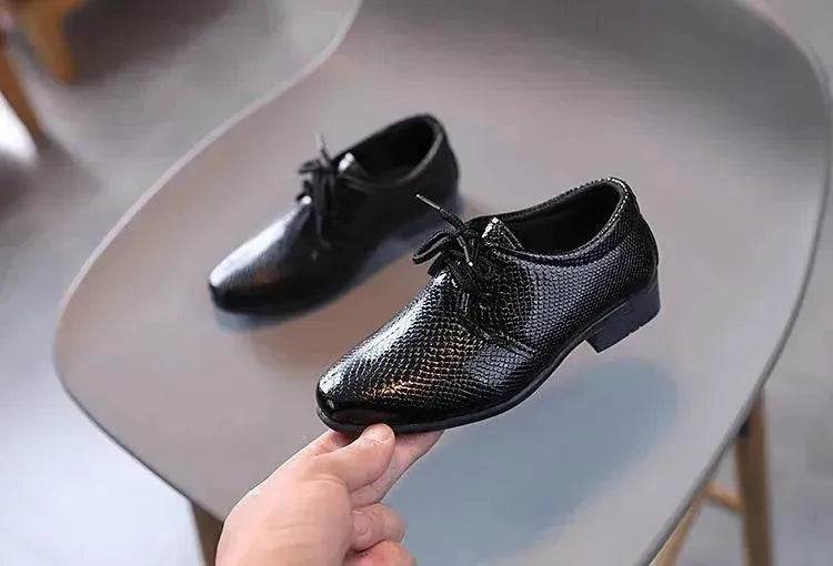 New British Style Lace-up Children's Shoes