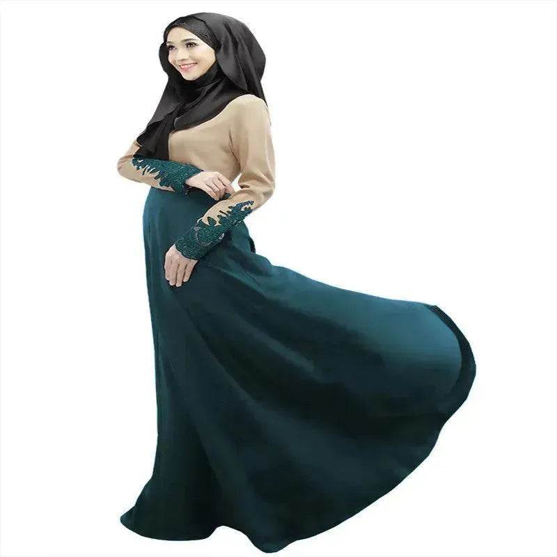New color matching Arab  long skirt