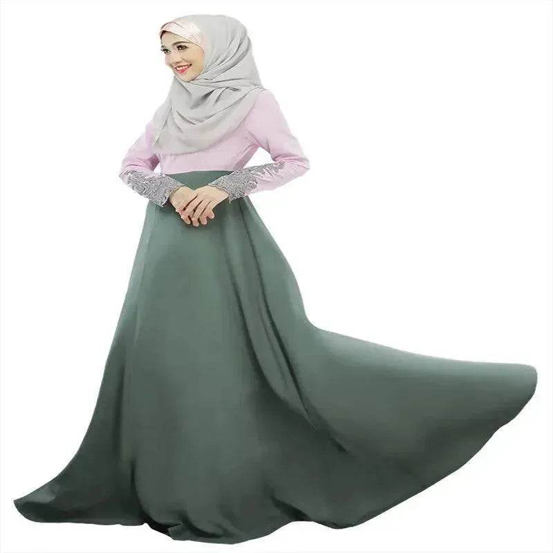 New color matching Arab  long skirt