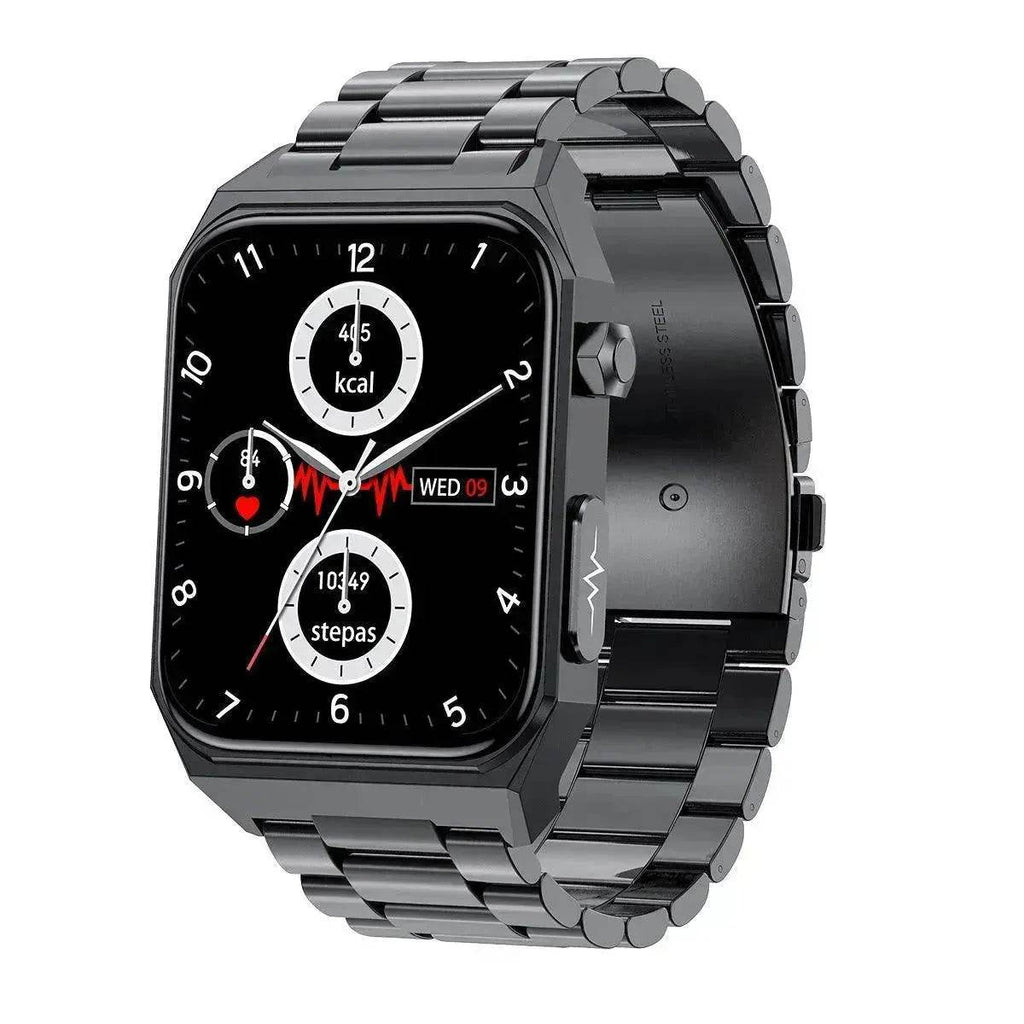 E530 Blood Glucose Smart Watch with ECG – Heart Rate, Blood Pressure, Blood Oxygen & Body Temperature Monitor