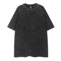 Old Washed Short Sleeve Men's Punk