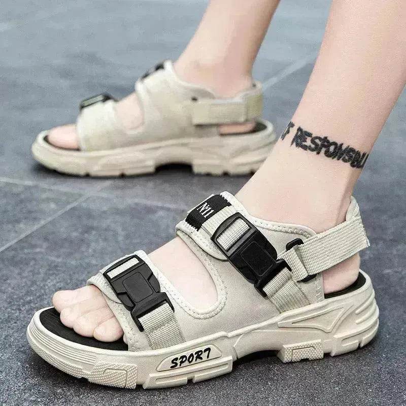 Men's Beach Sandals – Thick Sole Anti-Slip