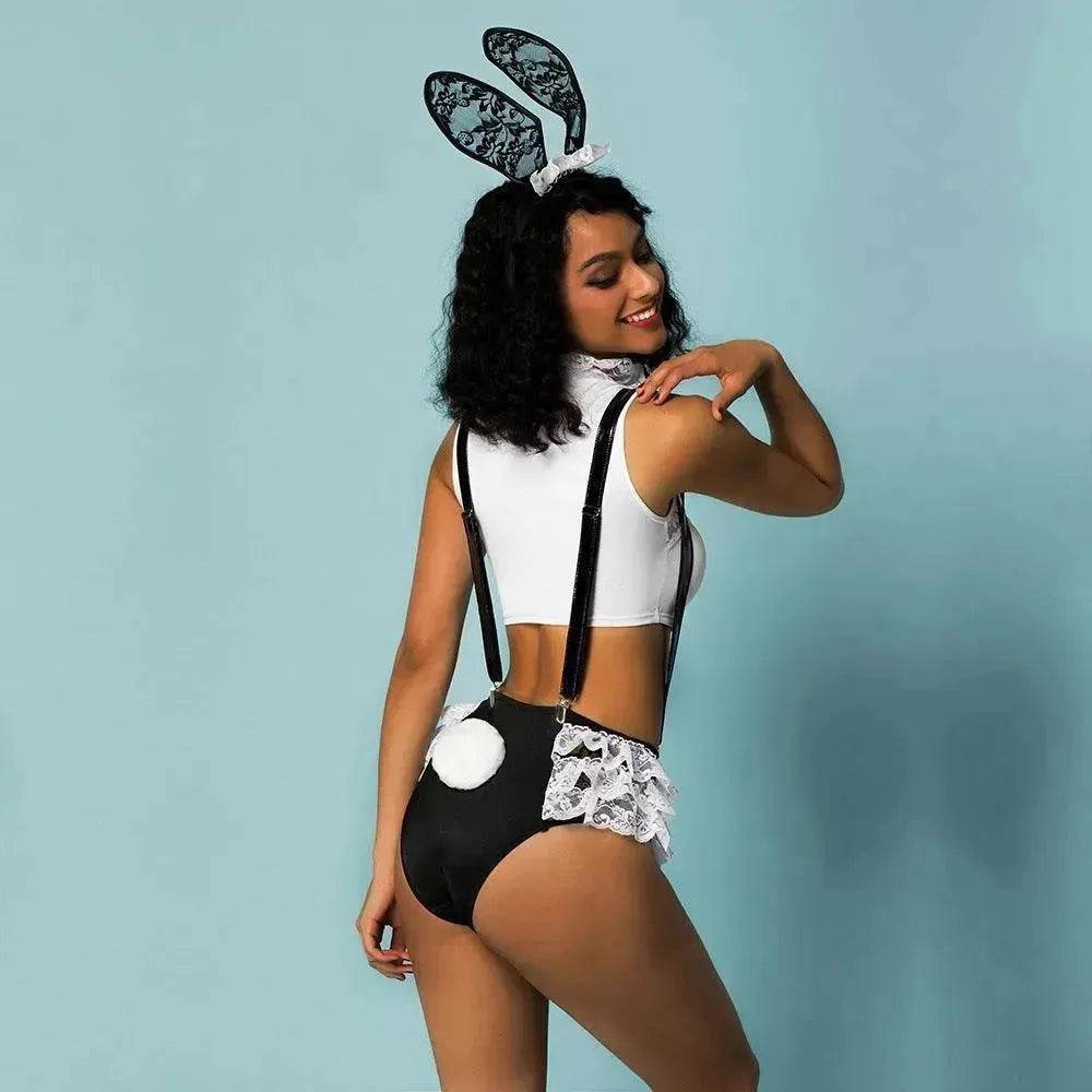 Playful rabbit costume lingerie