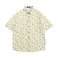 Printed Small Cherry Short-sleeved Shirt