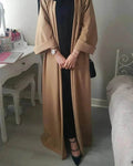 Pure Color Cardigan Spot Middle East Cardigan Dubai Robe