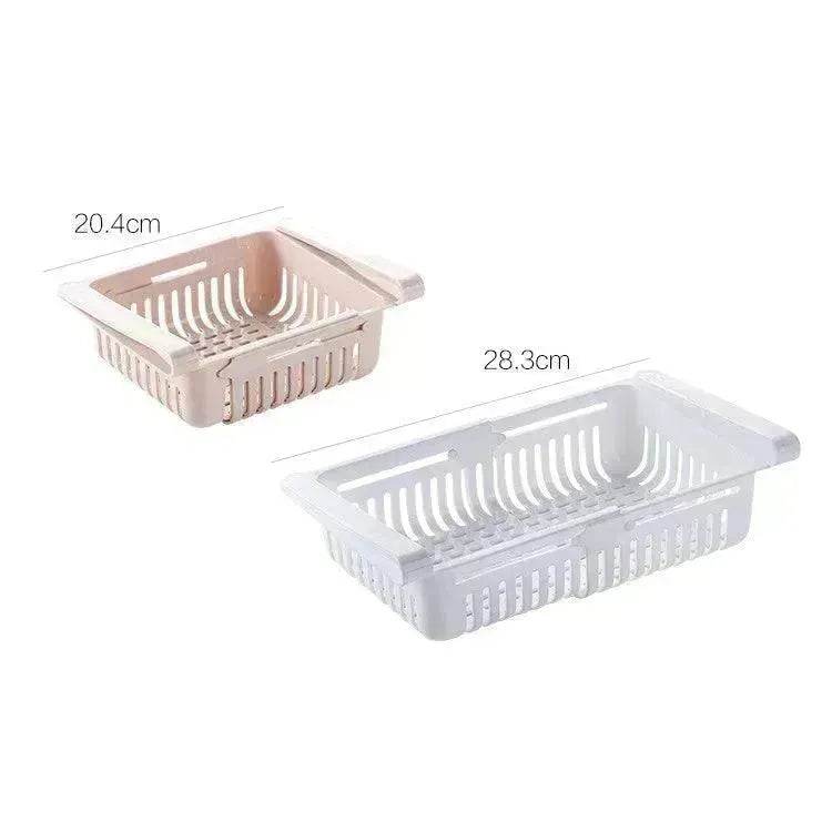 Refrigerator Telescopic Storage Basket - Modern and Stylish Organization
