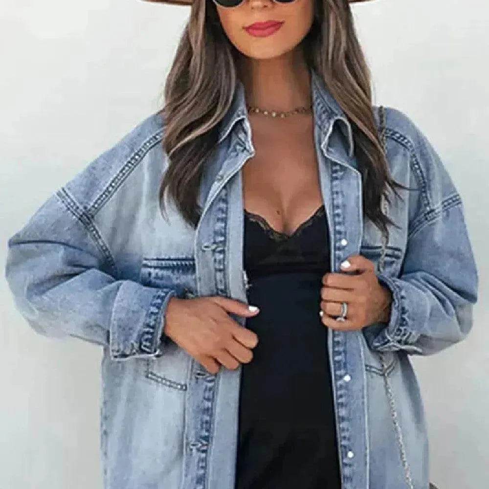 Retro Outer Long-sleeves Top For Women
