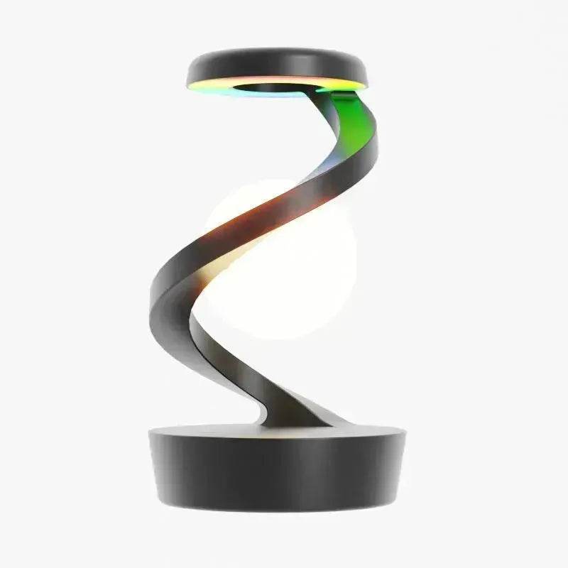 Rotating Moon Desk Night Light Wireless Phone Charging LED Night Light Decorative Desktop Night Lamp Motion Sensor Night Light