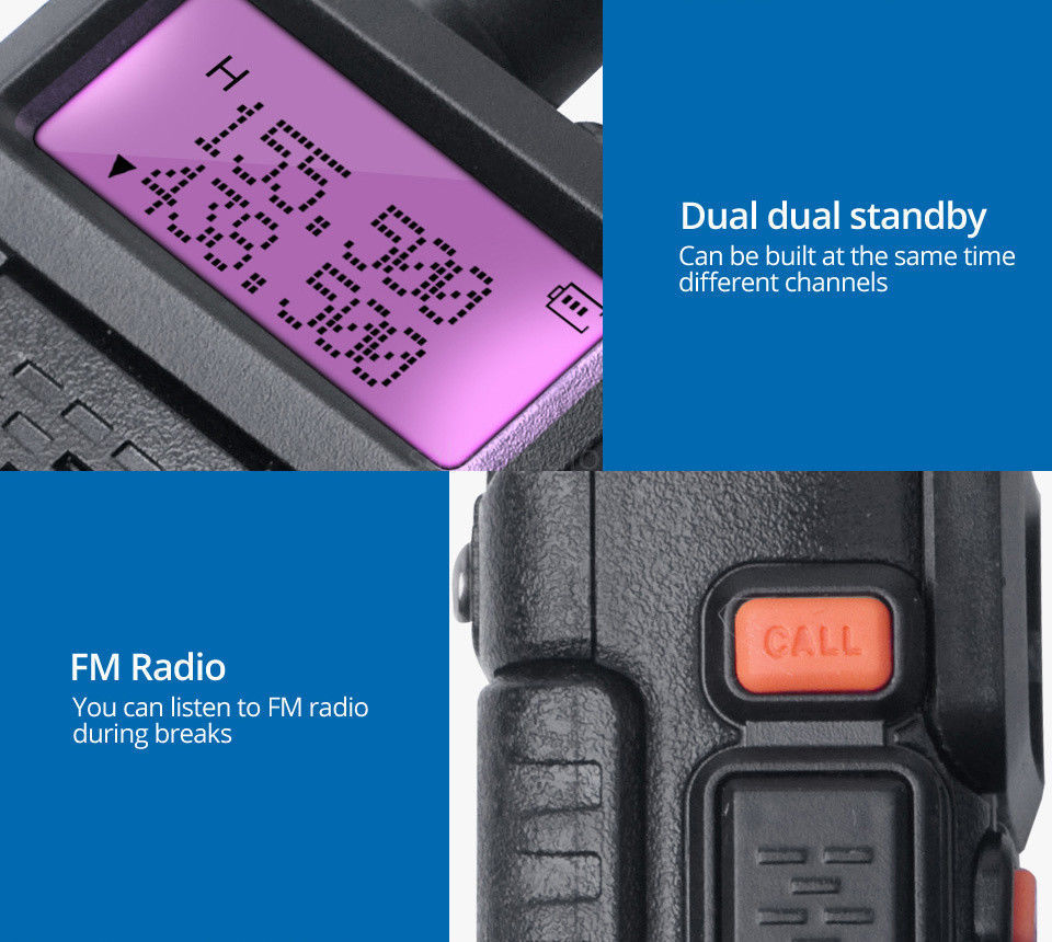 Baofeng UV5R 8w vhf/uhf dual band radio transceiver