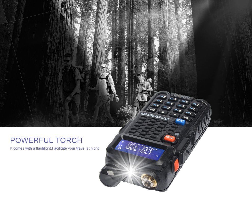Baofeng bf-f8+ vhf/uhf ham radio fm two way radio