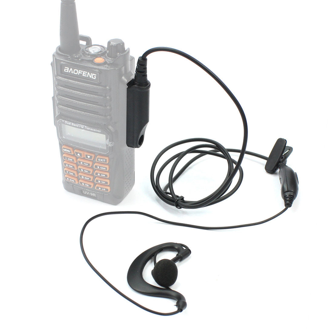 headset earphone mic for baofeng uv-9r  bf-9700 bf-a58 bf-r760 gt-3wp radios