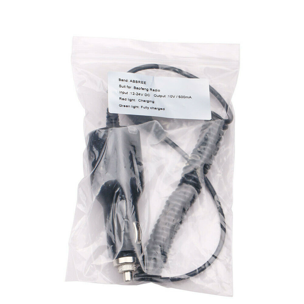 Baofeng 12v car charger cable for baofeng uv-5r uv-82 uv-9r two way radio